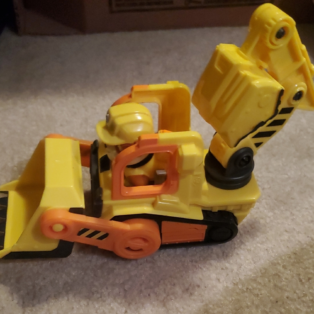 Paw Patrol Rubble Construction Toy Excavator